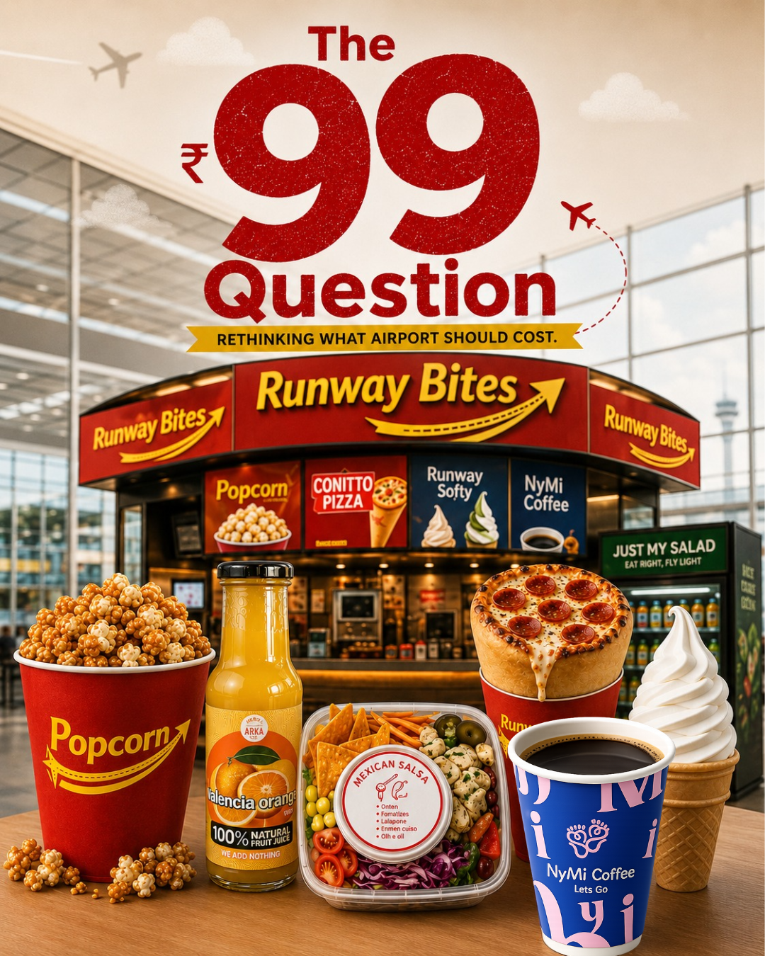 The ₹99 Question - Runway Bites Menu